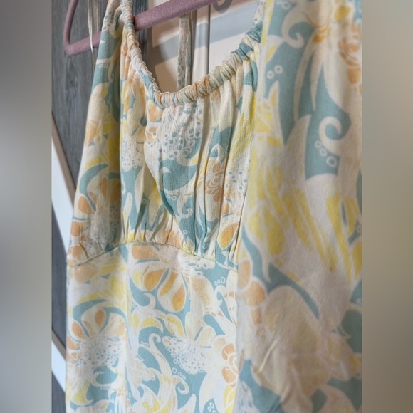 260. NWT B.P. Plus Floral Halter Dress 4X - Picture 2 of 3